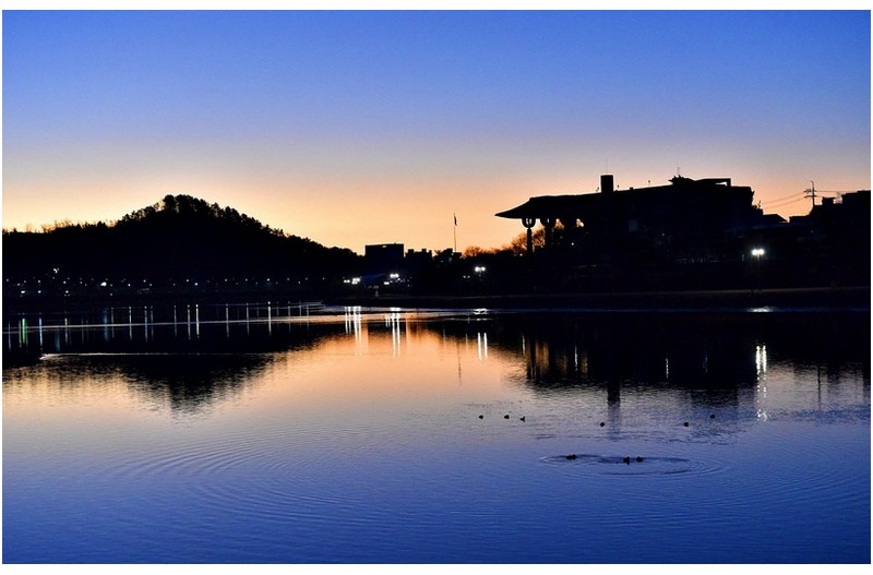 2022년 새해 첫날 남강변