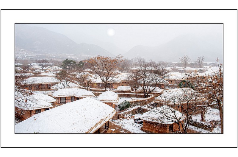 낙안읍성의 겨울,,