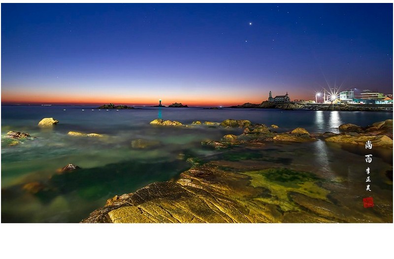 새벽 바다을 바라보며