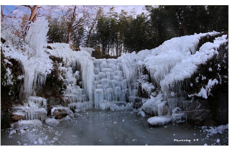 선암호수공원은 지금  얼음천국   ................................