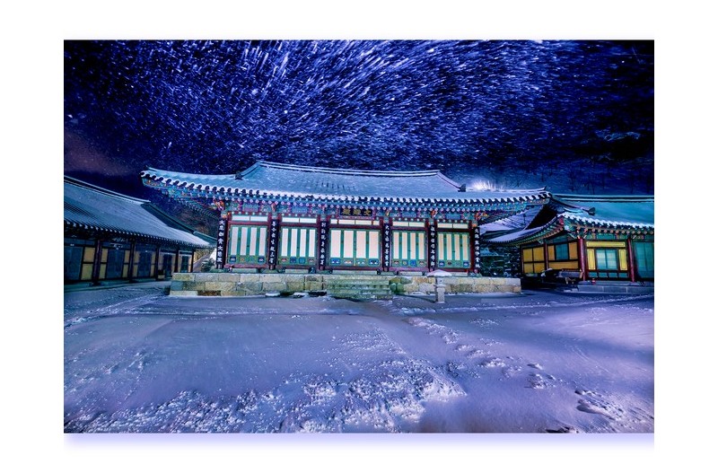 산사의 겨울