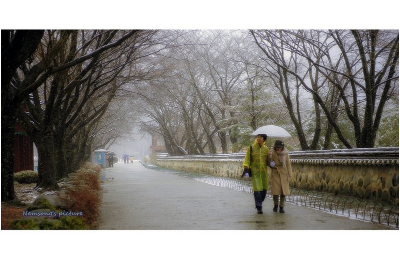 포근했던 어느해 겨울 날 ---