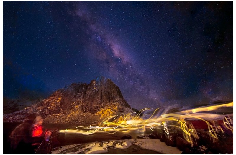 은하수 흐르는 밤