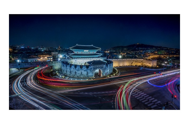 장안문 야경