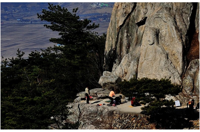 경주 남산 마애불