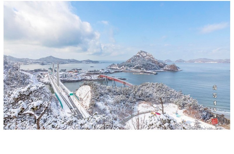 선유도 눈 내린 날