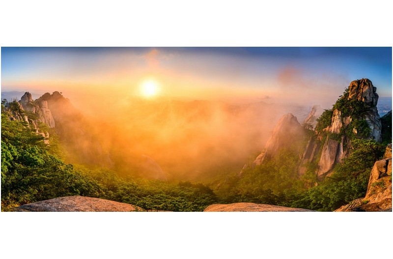 잉태하는 아침(도봉산)