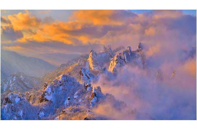 그곳 혹독한 겨울 설악,,,,