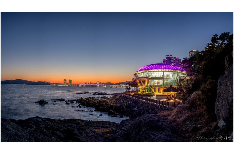 해운대 누리마루 광안대교 야경