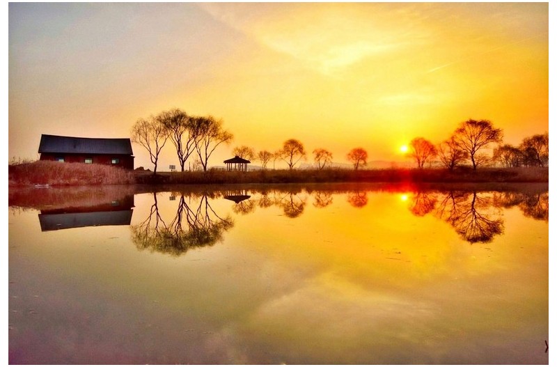 갯골생태공원 - 일출