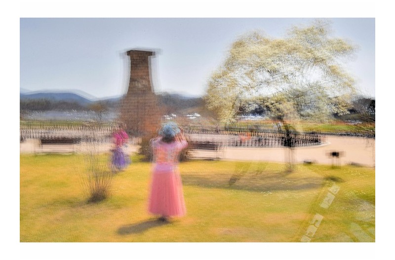 경주 첨성대에서