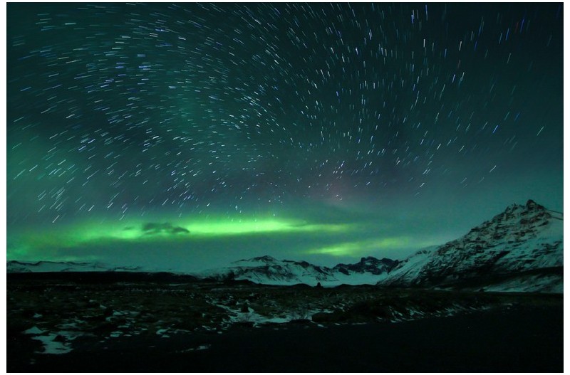 오로라와 회돌이