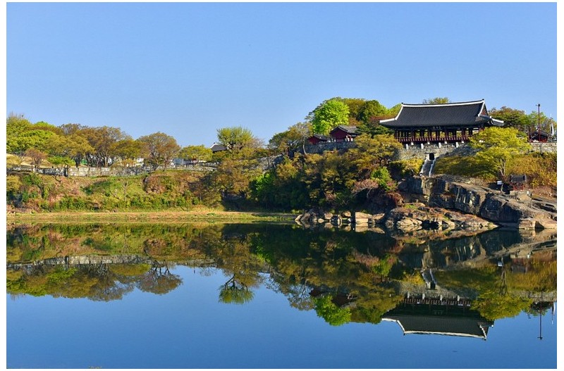 아침산책 남강변