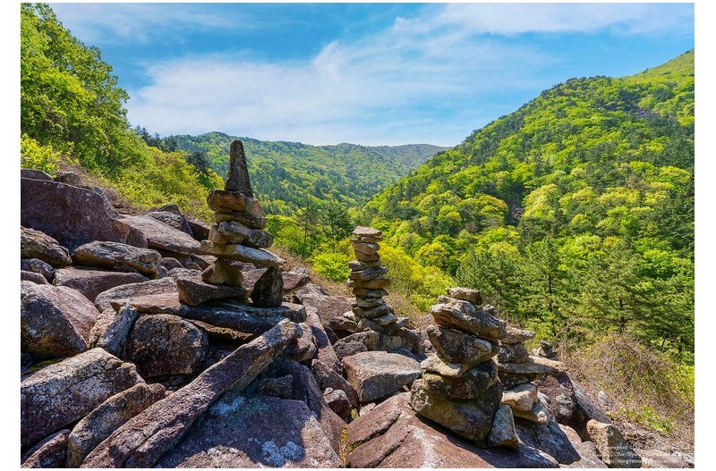 산행중 만난 염원