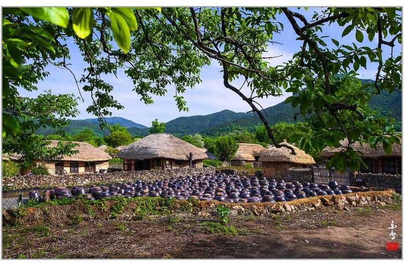 단지가 있는 풍경