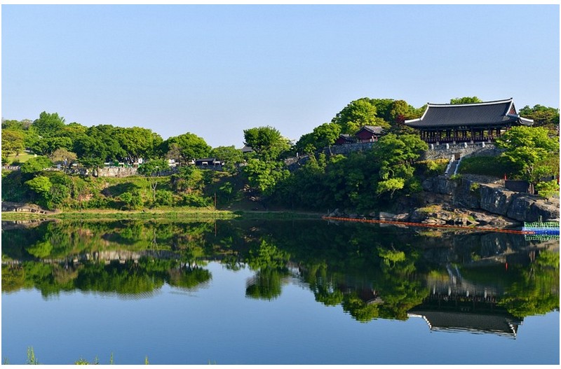 아침산책 남강변