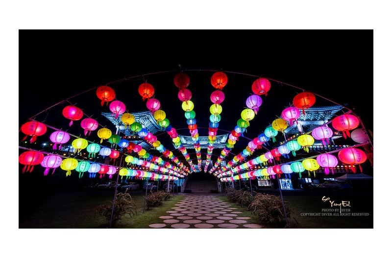 부처님 오신날 약천사에서...