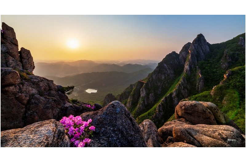 월출산 아침산책