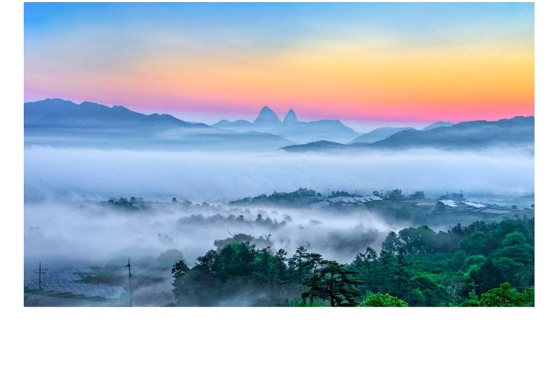 바라만 본 마이산