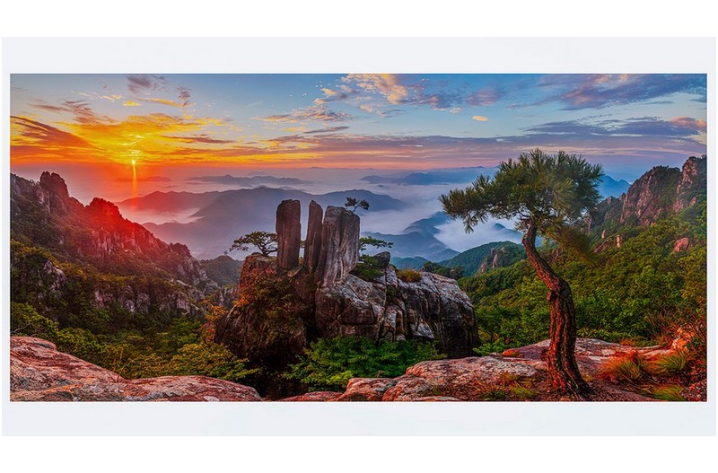 대둔산 숨은 삼남매 바위