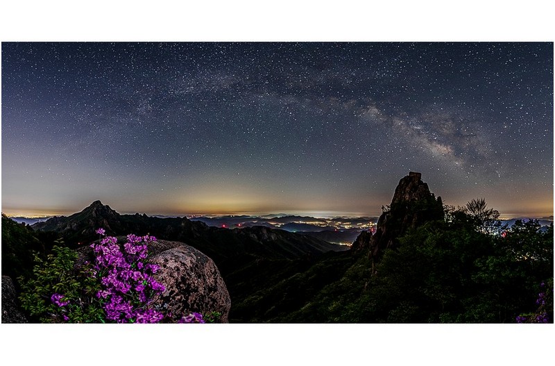 월출산 은하수 파놀