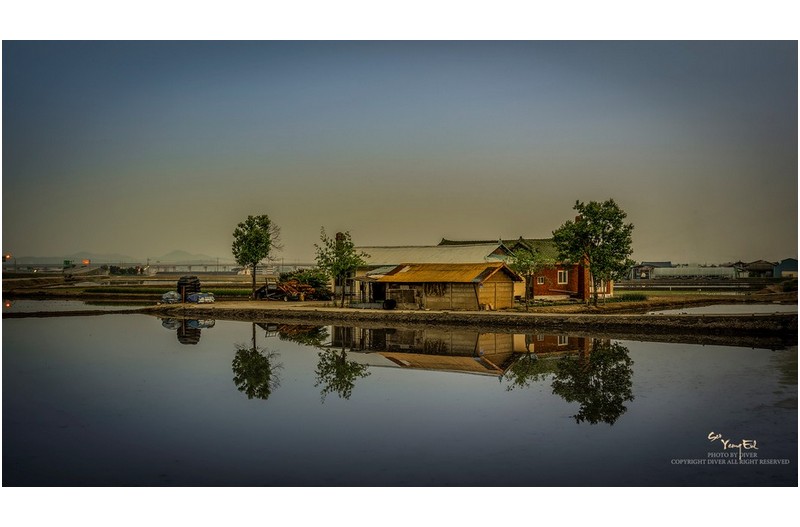 일출에 잠을깨는...