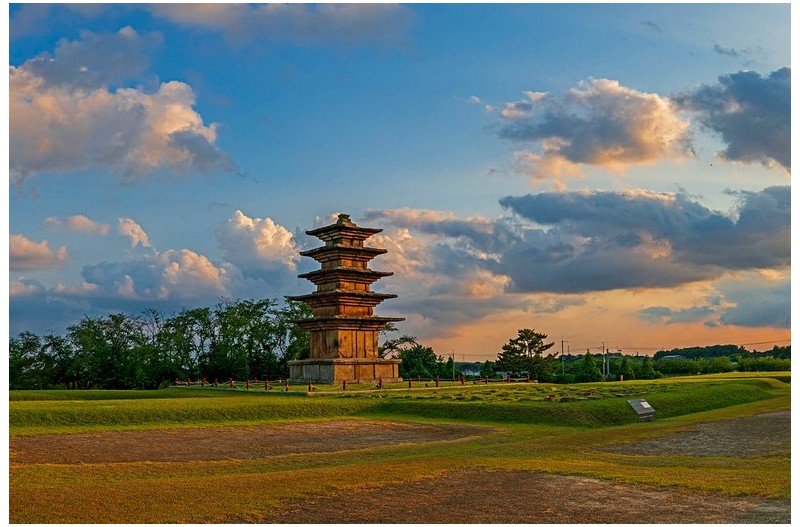 왕궁탑의석양