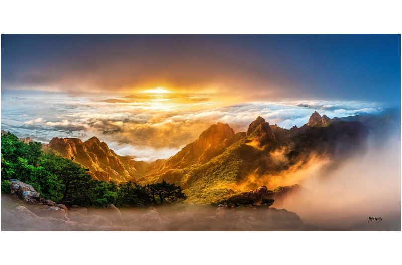 월출산 아침산책