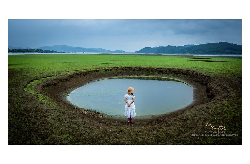 가뭄이 그려준 그림