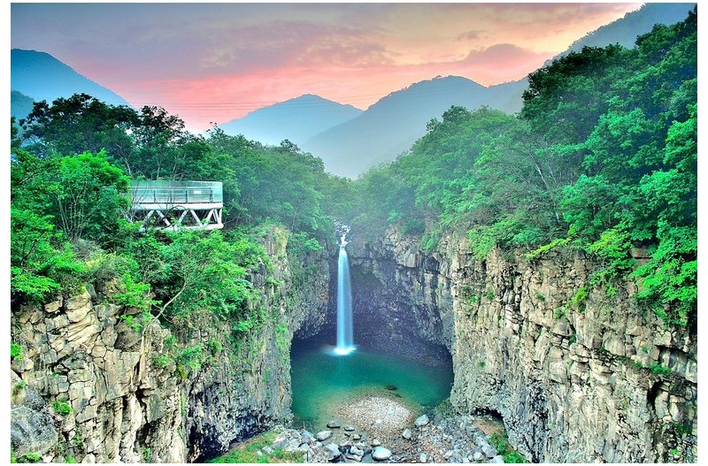 주상절리 - 재인폭포