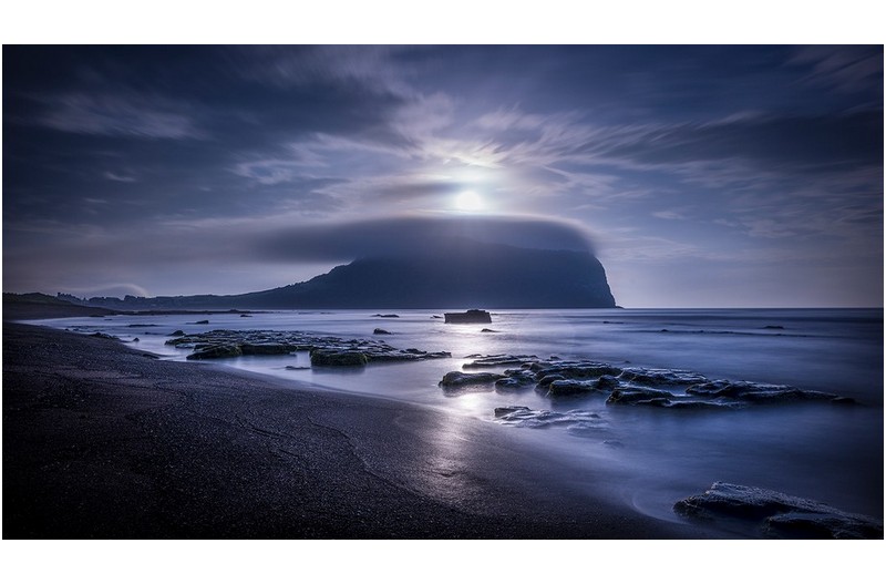 일출봉의 아침에