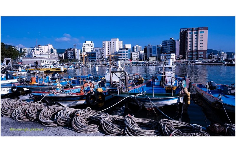 송정의 작은 포구 ----