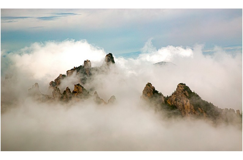 설악의 낮시간에