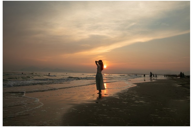 노을 물드는 다대포