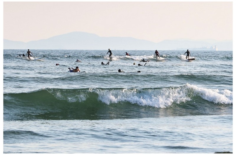 서핑 하는 사람들