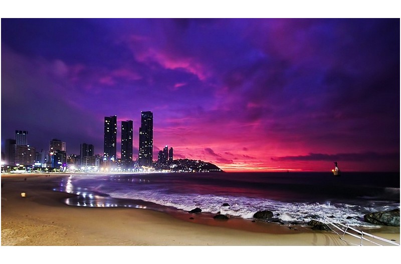 힌남노 태풍전 여명