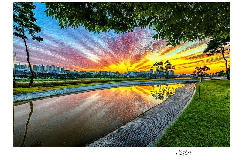 태풍이 몰고온 여명