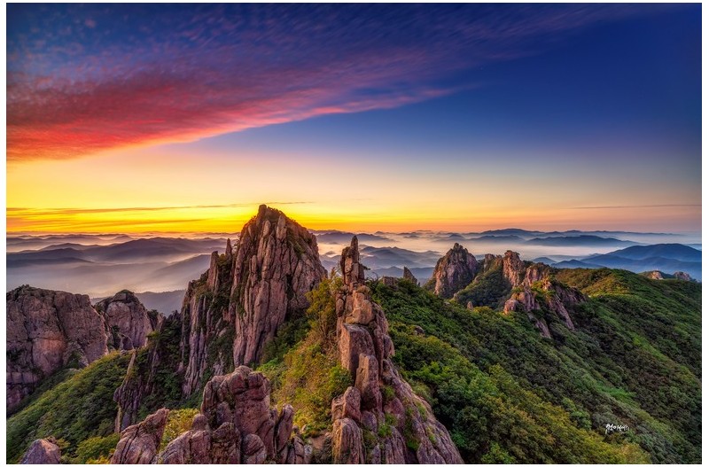 월출산 새벽산책