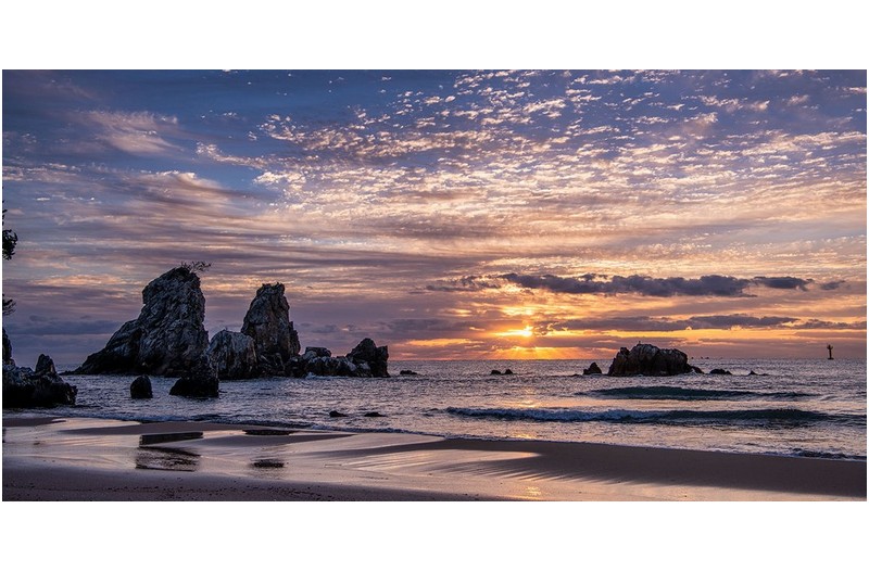 추암의 아침-파노라마