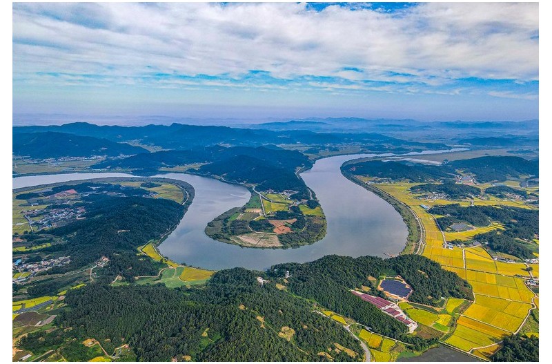 느러지(한반도모양)