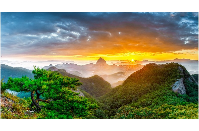 진안 광대봉 일출