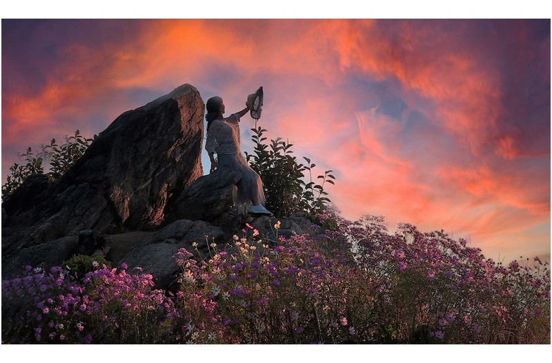 아름다운 여인의 모습