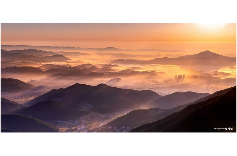 간월산에서....