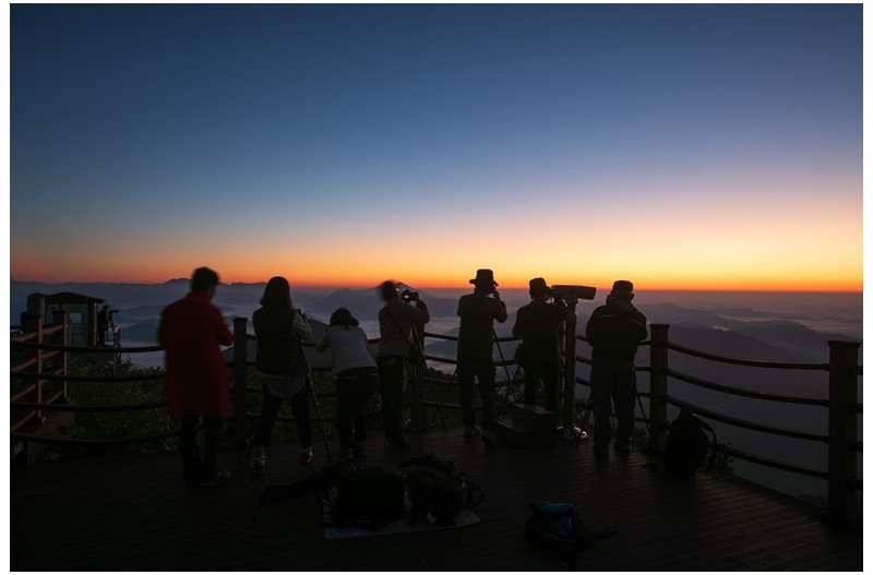 감악산 일출과 여명
