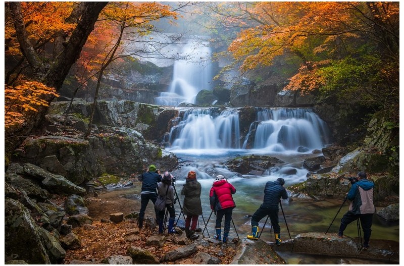 몽환의 방태산 폭포