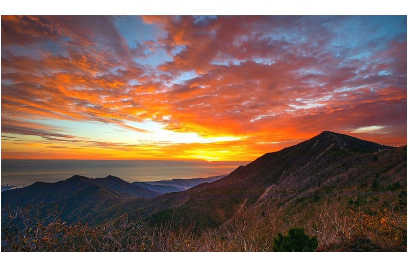 대청봉  일출여명