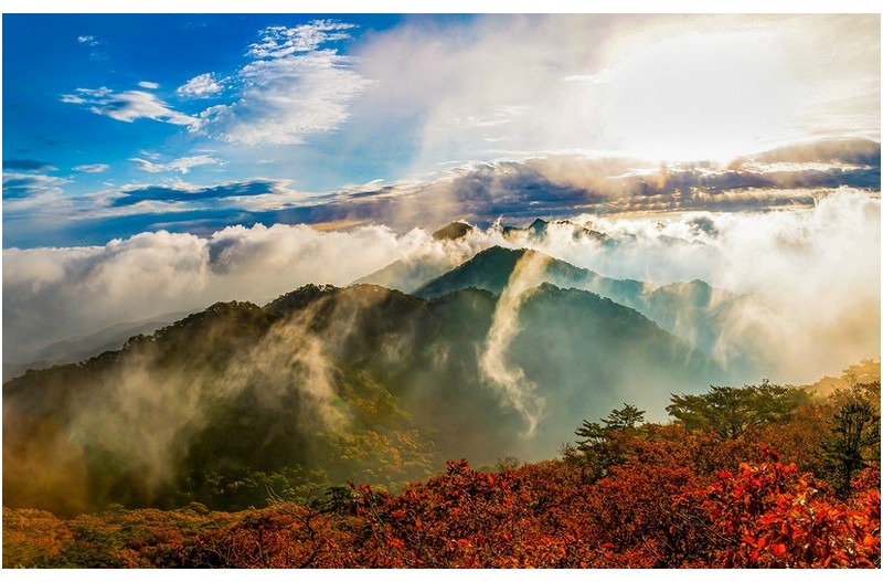 속리산의 가을풍경