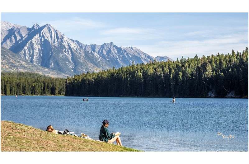 록키의 가을 풍경