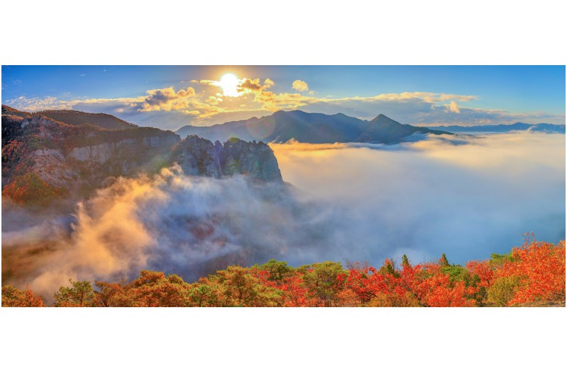 주왕산 파노라마