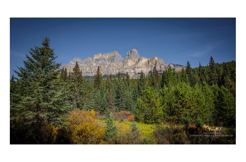 설산을 바라보며...